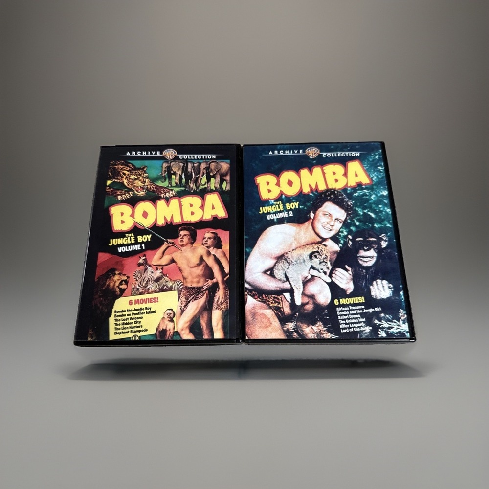 Bomba The Jungle Boy - Volumes 1 & 2  DVD Boxset  12 Film Set